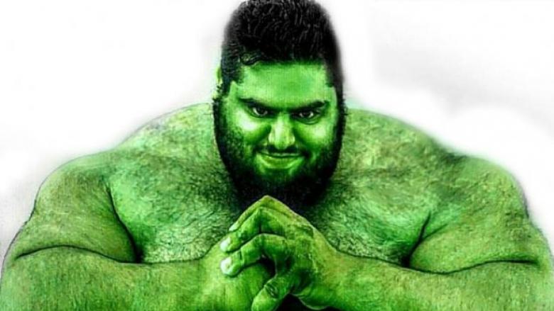 İranlı Hulk, DAEŞ'le savaşmak için hazırlanıyor